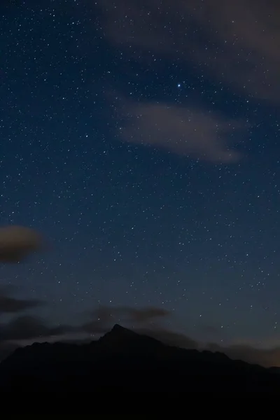 Krivan Hight Tatras Slovakya Ile Gece Gökyüzü — Stok fotoğraf