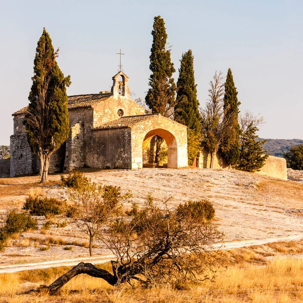 Eygalieres Provence Fransa Yakınlarındaki Chapel Sixte — Stok fotoğraf