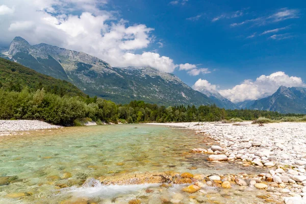 Río Soca Parque Nacional Triglav Eslovenia —  Fotos de Stock
