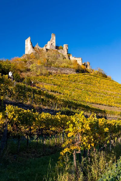 Ruiny Senftenbergu Powiat Krems Land Dolna Austria Austria — Zdjęcie stockowe