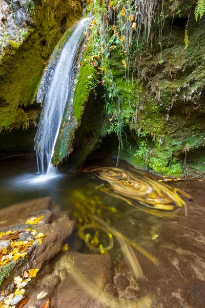 Cascada Hajsky Paraíso Eslovaco Eslovaquia — Foto de Stock