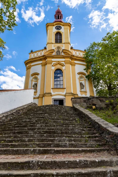 Church Rabstejn Nad Strelou Pilsen Region Czech Republic — Stock Photo, Image