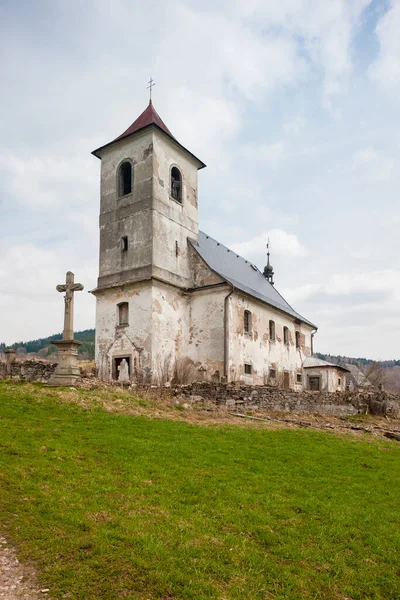 Igreja Jan Nepomucky Bartosovice Orlickych Horach República Checa — Fotografia de Stock