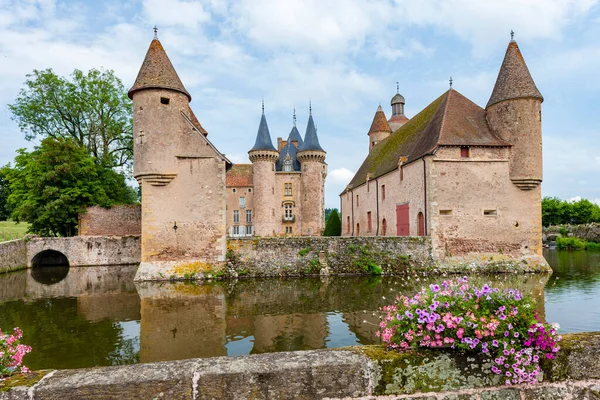 Chateau Clayette Burgund Frankreich — Stockfoto