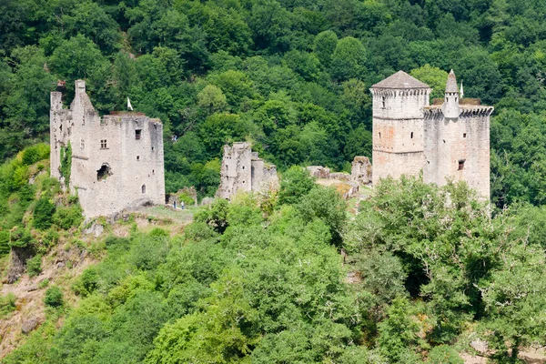 Les Tours Merle Fortaleza Medieval Correze Francia — Foto de Stock