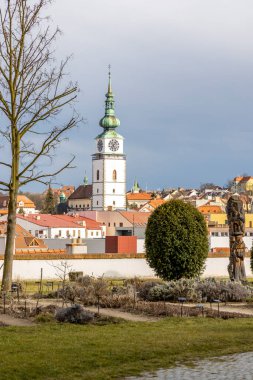 Trebic kasabası, UNESCO sitesi, (Orta Avrupa 'daki Yahudi cemaatinin en eski Orta Çağ yerleşimi), Moravya, Çek Cumhuriyeti