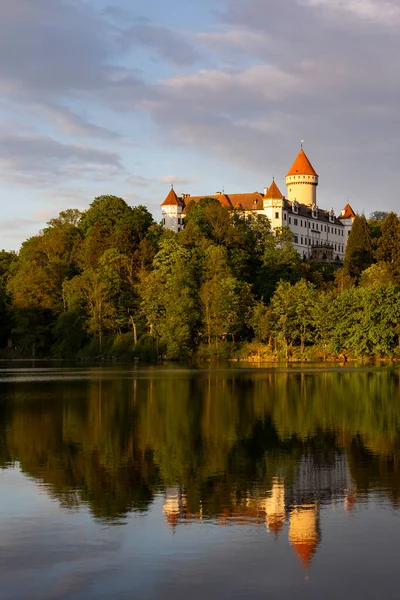 Kasteel Konopiste Midden Bohemen Tsjechië — Stockfoto