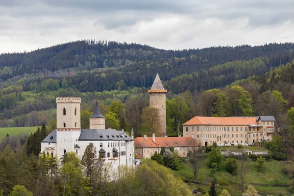捷克共和国南波西米亚的Rozmberk Nad Vltavou城堡 — 图库照片