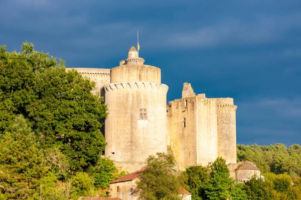 Bonaguil Kastély Lot Garonne Franciaország — Stock Fotó