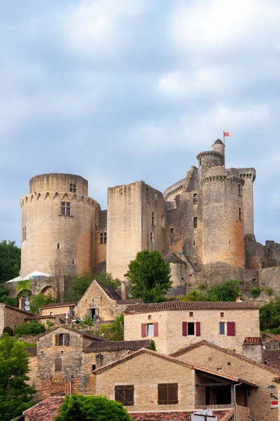 Schloss Bonaguil Lot Garonne Frankreich — Stockfoto