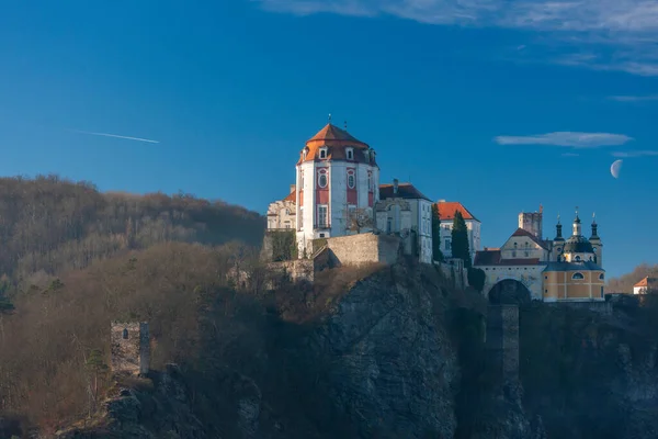 Castillo Vranov Nad Dyji Vranov Por Encima Thaya Río Thaya —  Fotos de Stock