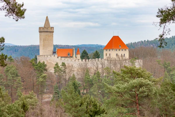 Kokorin Slott Centrala Böhmen Tjeckien — Stockfoto