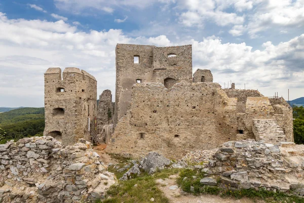 Ruinen Der Burg Hrusov Bezirk Zlate Moravce Region Nitra Slowakei — Stockfoto
