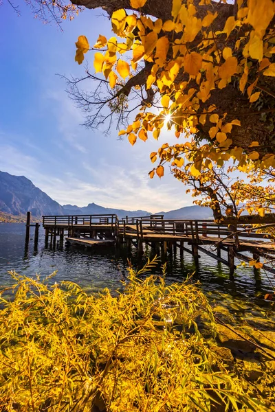 Jezioro Zamki Austria — Zdjęcie stockowe