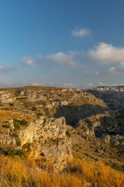 UNESCO sitesi - Matera antik kenti (Sassi di Matera) Basilicata, Güney İtalya