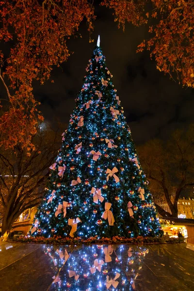 Kerstboom Wenen Oostenrijk — Stockfoto