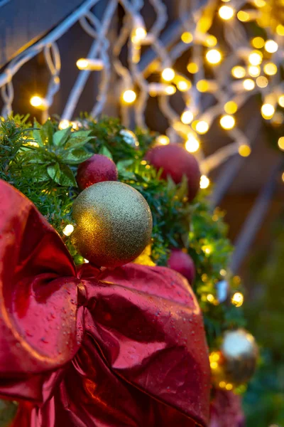 Christmas Decoration Prague Czech Republic — Stock Photo, Image