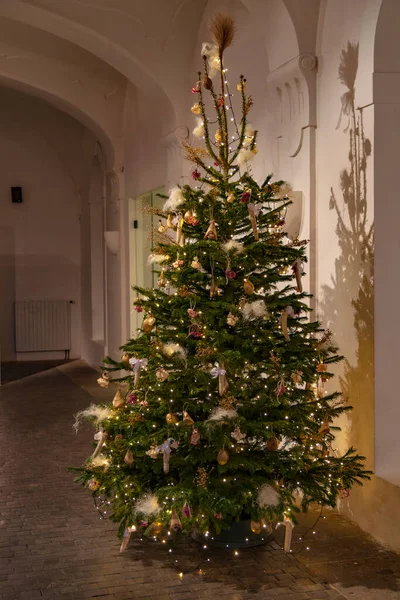 Christmas Tree Old Town Square Prague Czech Republic — Stock Photo, Image