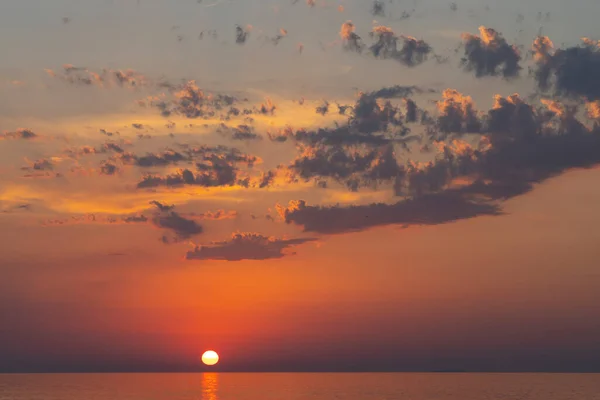 Pôr Sol Rodi Garganico Parque Nacional Gargano Apúlia Itália — Fotografia de Stock