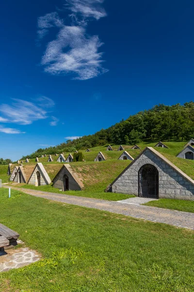 Gombos Hegyi Pincesor Hercegkut Unesco Site Great Plain North Hungary — Stock Photo, Image