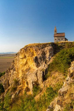 Nitra, Slovakya, Avrupa yakınlarındaki Drazovce Taş Kilisesi