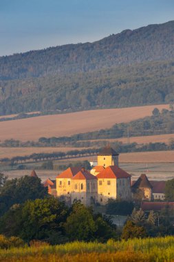Klatovy yakınlarındaki Svihov su kalesi, Güney Bohemya, Çek Cumhuriyeti