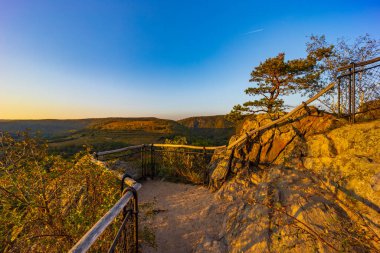 Hnanice yakınlarındaki Nine Mills bakış açısı, Güney Moravya, Çek Cumhuriyeti