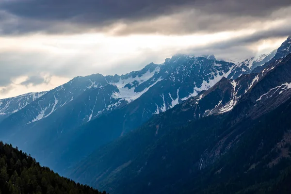 Peisaj Apropiere Șaua Staller High Tauern Tirolul Est Austria — Fotografie, imagine de stoc