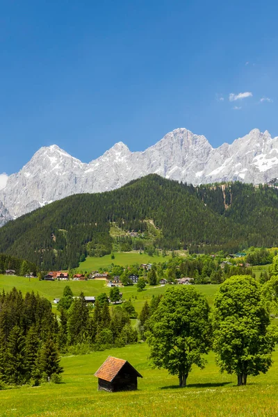 Dachstein Och Landskap Nära Ramsau Österrike — Stockfoto