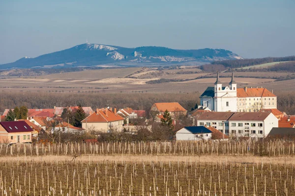 Wullersdorf Hollabrunn District Lower Austria オーストリアに教会 — ストック写真