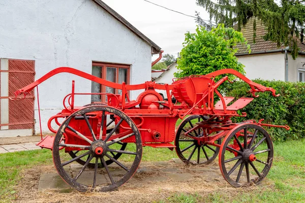 Vieux Camion Pompiers Szob Hongrie — Photo