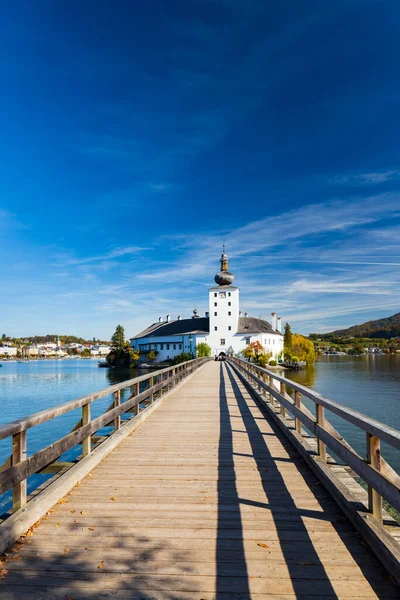 Castello Gmunden Sul Lago Austria — Foto Stock