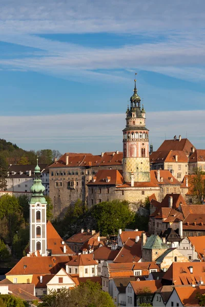 Utsikt Över Staden Och Slottet Tjeckien Krumlov Södra Böhmen Tjeckien — Stockfoto