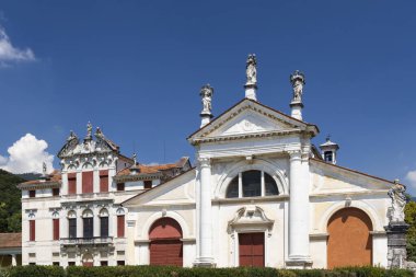 Villa Angarano, Bassano del Grappa, Veneto, Kuzey İtalya.