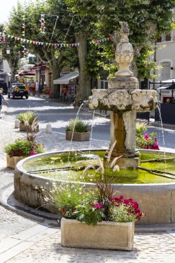 Tipik Provenkal mimari, Puimichel, Provence, Fransa