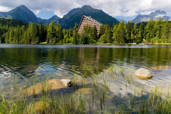 Steen Meerwater Strebske Pleso Slowakije — Stockfoto