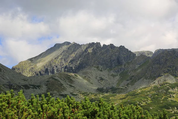 Krajobraz Górski Skał Regionie Tatry Wysokie Słowacja — Zdjęcie stockowe