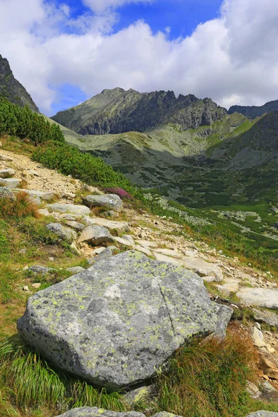 Landschap Met Oude Steen Bergen Tatra Slowakije — Stockfoto