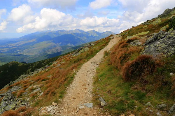 Sentier Dans Les Montagnes Tatra Slovaquie — Photo