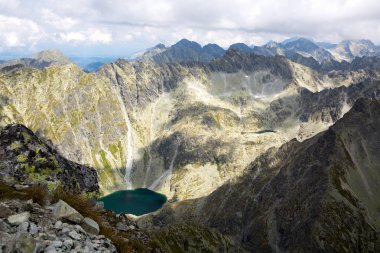 Yükseklik Tatra Dağları görünümü Slovakya