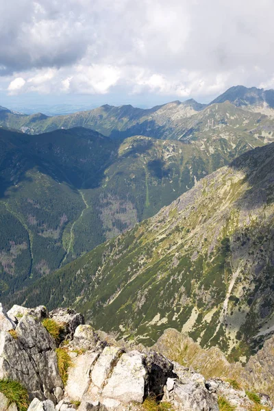 Majestueus Landschap Met Rotsen Tatra Slowakije — Stockfoto