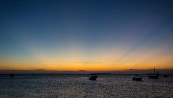 stock image evening on sea