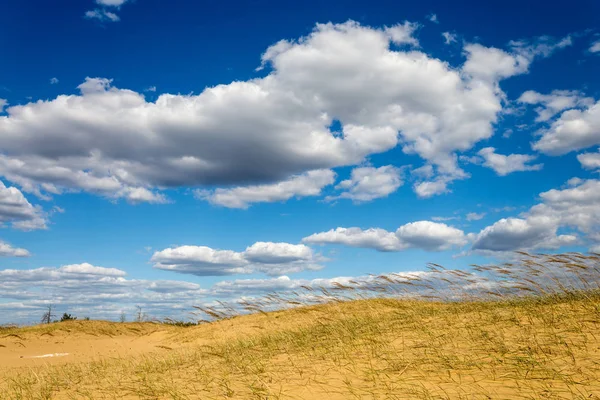 Fina moln i Sky i stäppen — Stockfoto