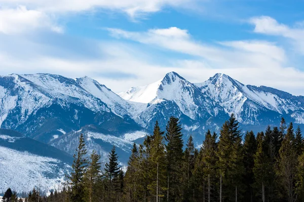 Winter View Tatra Mountains Bahledova Valley Slovakia — Stock Photo, Image