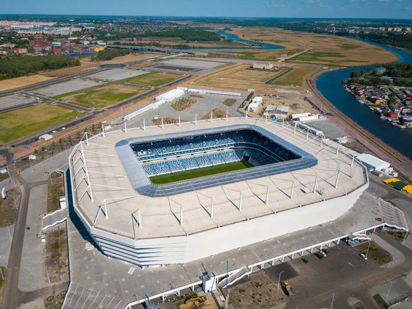 Zakończeniu budowy stadionu piłkarskiego dla Fifa World Cup w 2018 roku — Zdjęcie stockowe