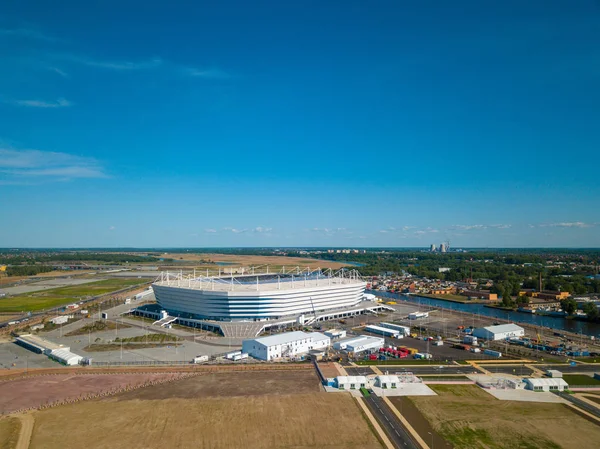 Byggandet av en fotbollsarena för Fifa VM 2018 är klar — Stockfoto