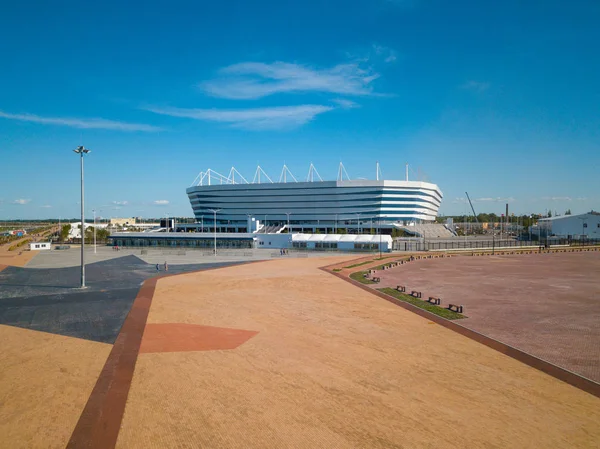 Completata la costruzione di uno stadio di calcio per la Coppa del Mondo Fifa 2018 — Foto Stock