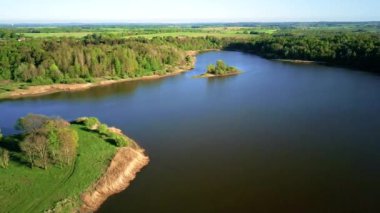 Küçük ada hava manzara