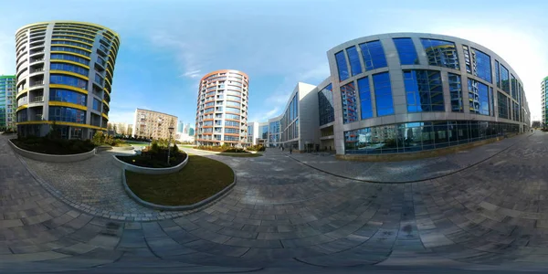 현대시의 360 파노라마 vr 이미지 — 스톡 사진