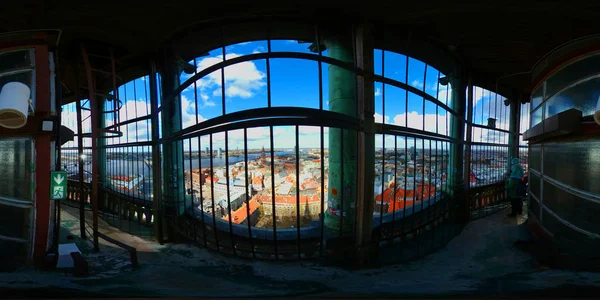 Pohled shora Rižského starého města — Stock fotografie
